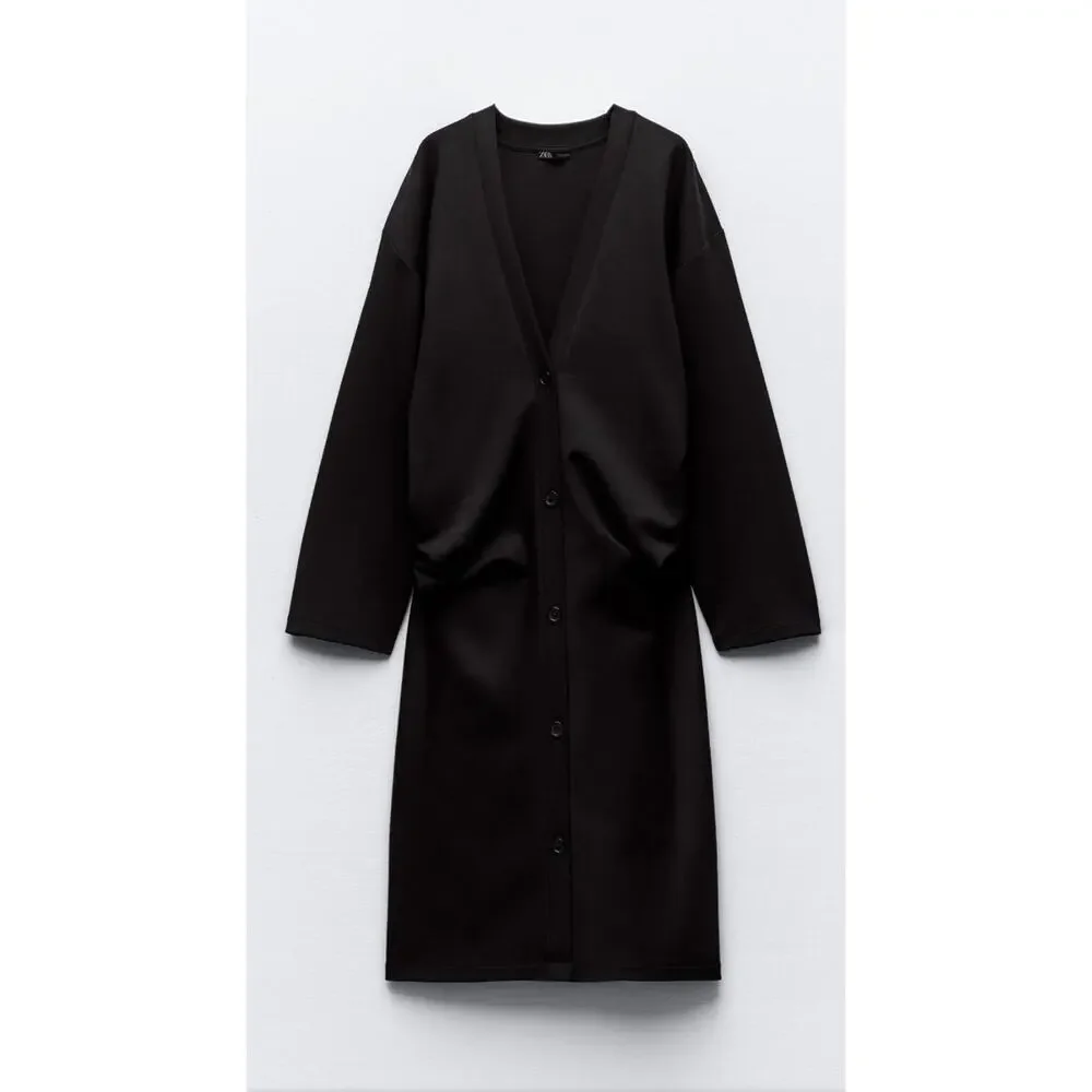 Zara ruched long
